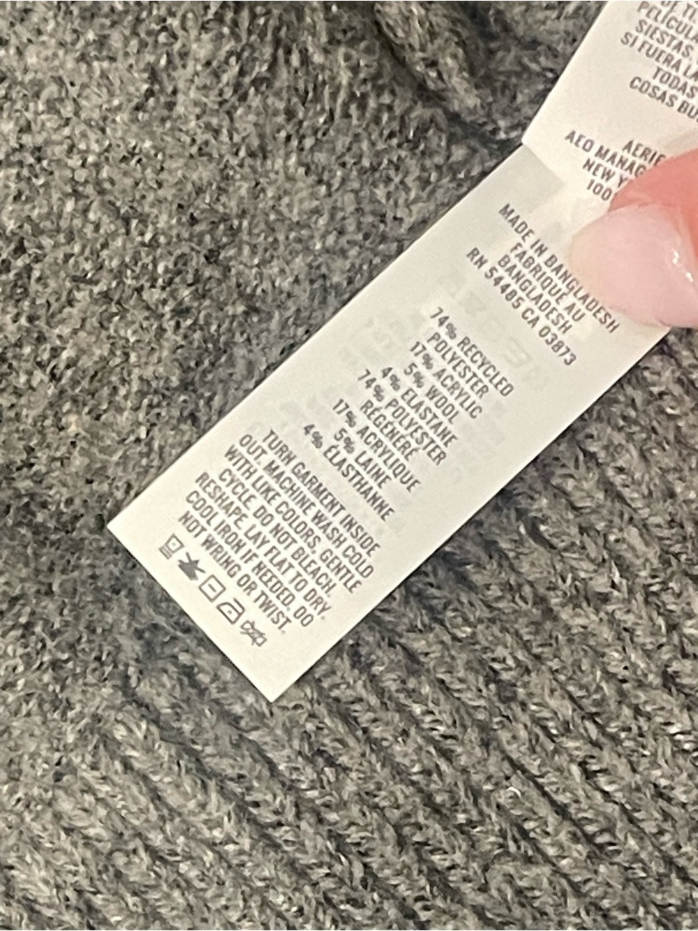 Aerie Grey Cardigan - Picture 7 of 7